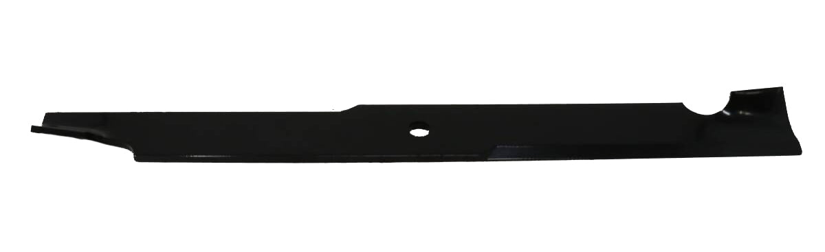 72-inch high lift mower blade by Bad Boy Inc, shown in a close-up image with cutting edge and mounting holes visible