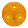 2" Round LED Marker / Clearance Light 3 Diode - Amber - 8100377