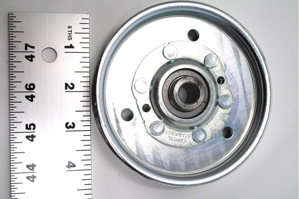 PULLEY, FLAT IDLER, 4.25 OD, NTN, DBL INSERT - D-3924 - Indiana Trailer Sales