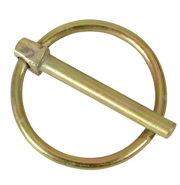 Linch Pin, 3/16" Diameter, 1 3/8" Usable Length, Zinc Plated