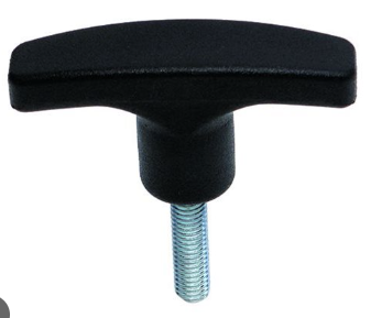 Stainless steel Aluma Handle Tee, .375" x 1", for trailer body and frame components by Aluma Trailers.