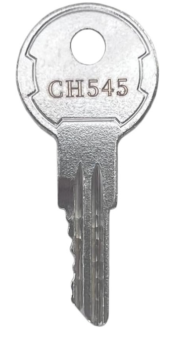 Toolbox keys CH545 from Amazon.com, set of durable metal keys with labeled sizes, suitable for securing various toolbox locks.