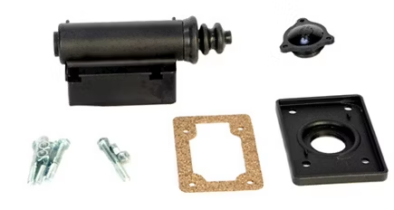 Demco master cylinder for all drum brake models, compatible with Dexter Distribution Group LLC brakes, shown in the image.
