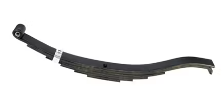 Dexter Distribution Group LLC 6-leaf slipper spring suspension, 2-inch wide, 29.5-inch long, used for trailer or vehicle suspension.