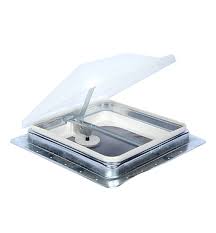 Vent Dome 14 x 14 Plastic Top Crank w/ Screen - Indiana Trailer Sales