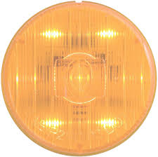 2" Led Amber Diode Clear Lens - Indiana Trailer Sales