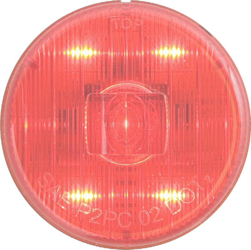 2" Led Red Diode Clear Lens - Indiana Trailer Sales