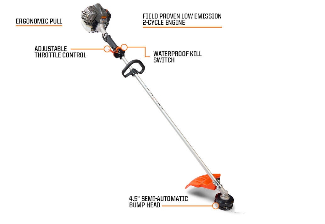 Bad Boy ST225 Trimmer featuring durable construction and a powerful engine, ideal for professional trimming tasks.