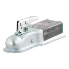 Curt 2-inch straight-tongue trailer coupler with Posi-Lock, zinc finish, suitable for 3,500 lbs trailers, from Indiana Trailer Sales