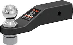 Curt loaded forged ball mount with 2-5/16 inch ball, 2-1/2 inch shank, 20,000 lbs capacity, 2-inch drop, for towing.