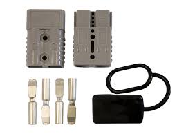 Gray booster cable quick connect replacement kit by Buyer Products for electrical and lighting applications.