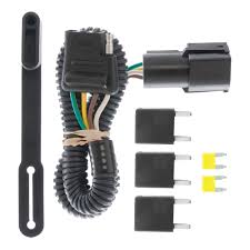Curt Custom 4-Flat trailer wiring harness for Select Freestar and Monterey, fits without OE plug behind bumper, Indiana Trailer Sales.