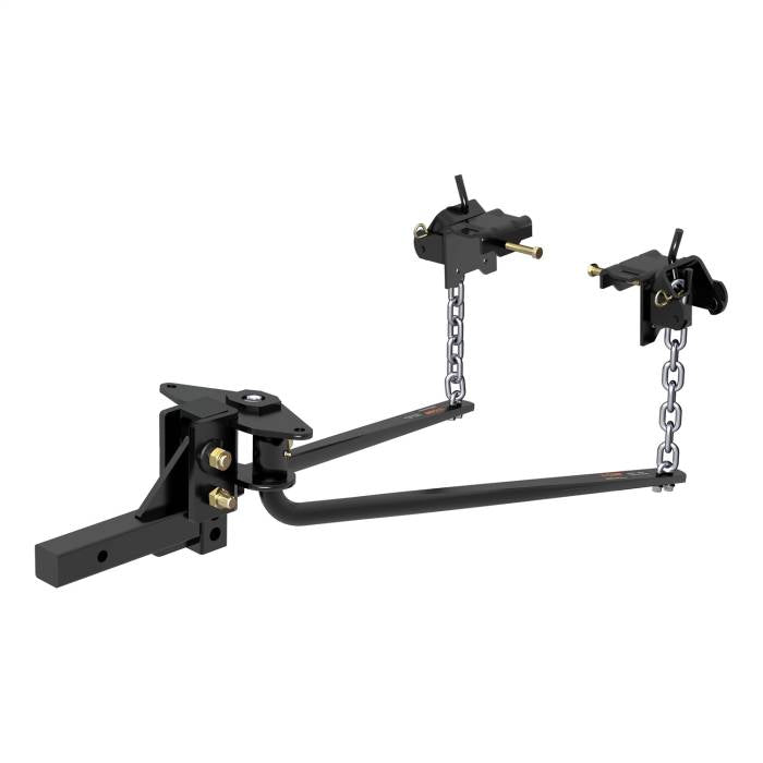 Curt Round Bar Weight Distribution Hitch with Integrated Lubrication for 6-8K capacity, designed for trailer towing, by Indiana Trailer Sales.
