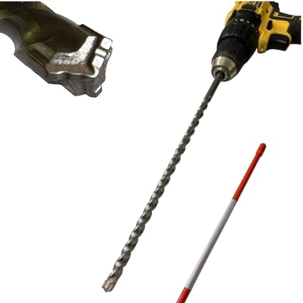 Snow Pole Drill Bit for snow control, designed by Indiana Trailer Sales, with a sturdy metal construction for snow removal.