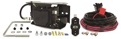 Air Lift Compressor Kit EZ Mount for trucks, durable air suspension accessory from Indiana Trailer Sales.