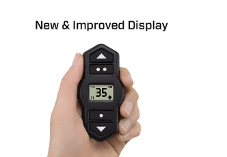 Wireless air lift remote control for body and frame components by Keystone Automotive, showing the device with buttons and wiring.