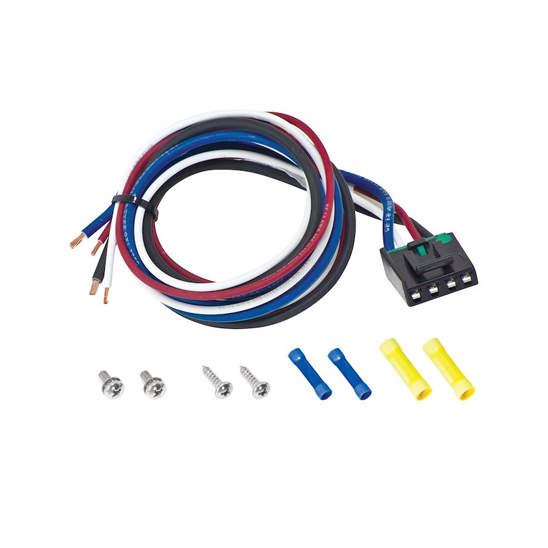Tekonsha brake controller universal harness pigtail with connector and wiring for vehicle trailer brake system by Keystone Automotive