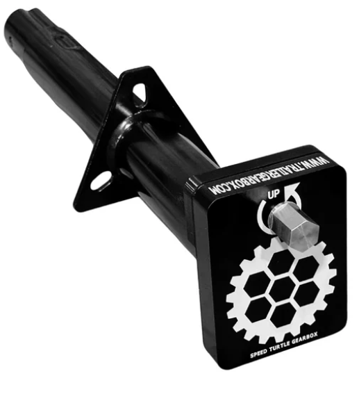 Red Patriot 5000Lbs Speed Jack with 15-inch lift, heavy-duty trailer jack and coupler for vehicle support and lifting