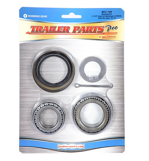 Tex Trail Parts Pro Plus bearing kit for #84 spindle, axle component with bearings and hardware, suitable for heavy-duty applications.