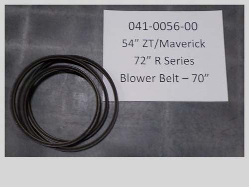 Bad Boy 54" ZT/Maverick and 72" R series Blower Belt - 70" Belt - Indiana Trailer Sales