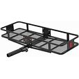 Curt - 18151 - 60" X 20" BLACK STEEL BASKET CARGO CARRIER - Indiana Trailer Sales