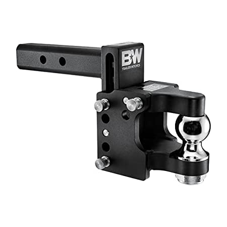 B&W Adjustable Pintle 8 1/2" drop with 2 5/16" Ball 10K Rating - TS10056 - 7350660 - Indiana Trailer Sales