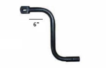 Jack Handle 13.5 Radius 6L - 7950091 - Indiana Trailer Sales