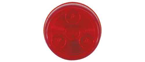 2" Round LED Marker / Clearance Light - Red - 8100378