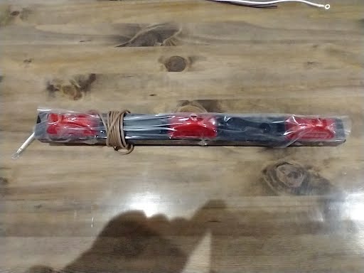 LED BAR 17" RED MINI 1D FLTCNT 3 LIGHT SNGL DIODE BLK BASE - 8100628 - Indiana Trailer Sales