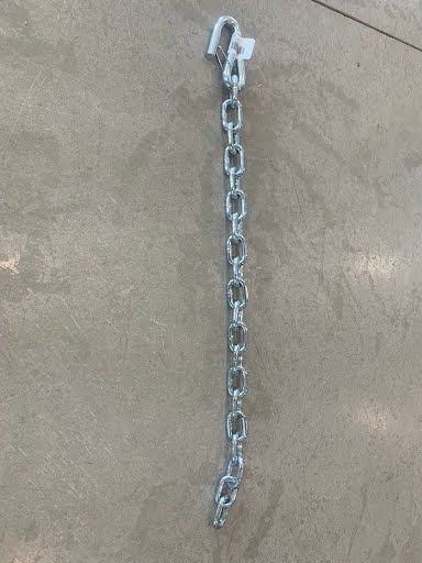 Safety Chain 1/4-inch Chain Link Diameter x 31-Inches Chain Link Length