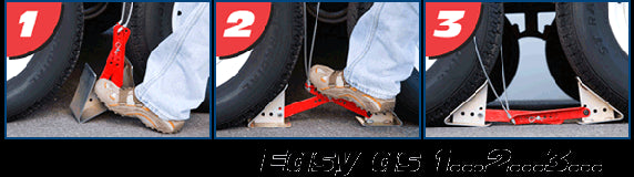 FASTWAY CHOCK-WHL ONE-STEP TNDM SETUP FOR TANDEM WHEELS - 84-00-4000 - 9750027 - Indiana Trailer Sales