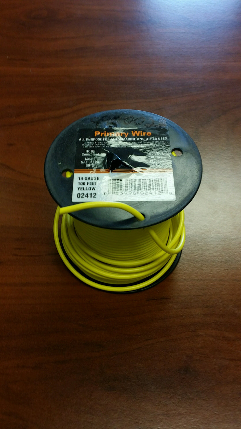 WIRE ELEC 14/1 YELLOW *Sold by the Foot*