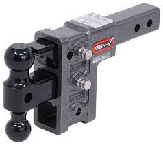 GEN-Y - GH323 - MEGA-DUTY 2IN Shank 5IN Drop 10K Hitch & GH-031 Versa-Ball & GH-032 Pintle Lock - Indiana Trailer Sales