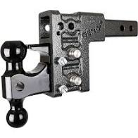 GEN-Y - GH-523 - MEGA-DUTY 2IN Shank 5IN Drop 16K Hitch & GH-051 Versa-Ball & GH-032 Pintle Lock - Indiana Trailer Sales