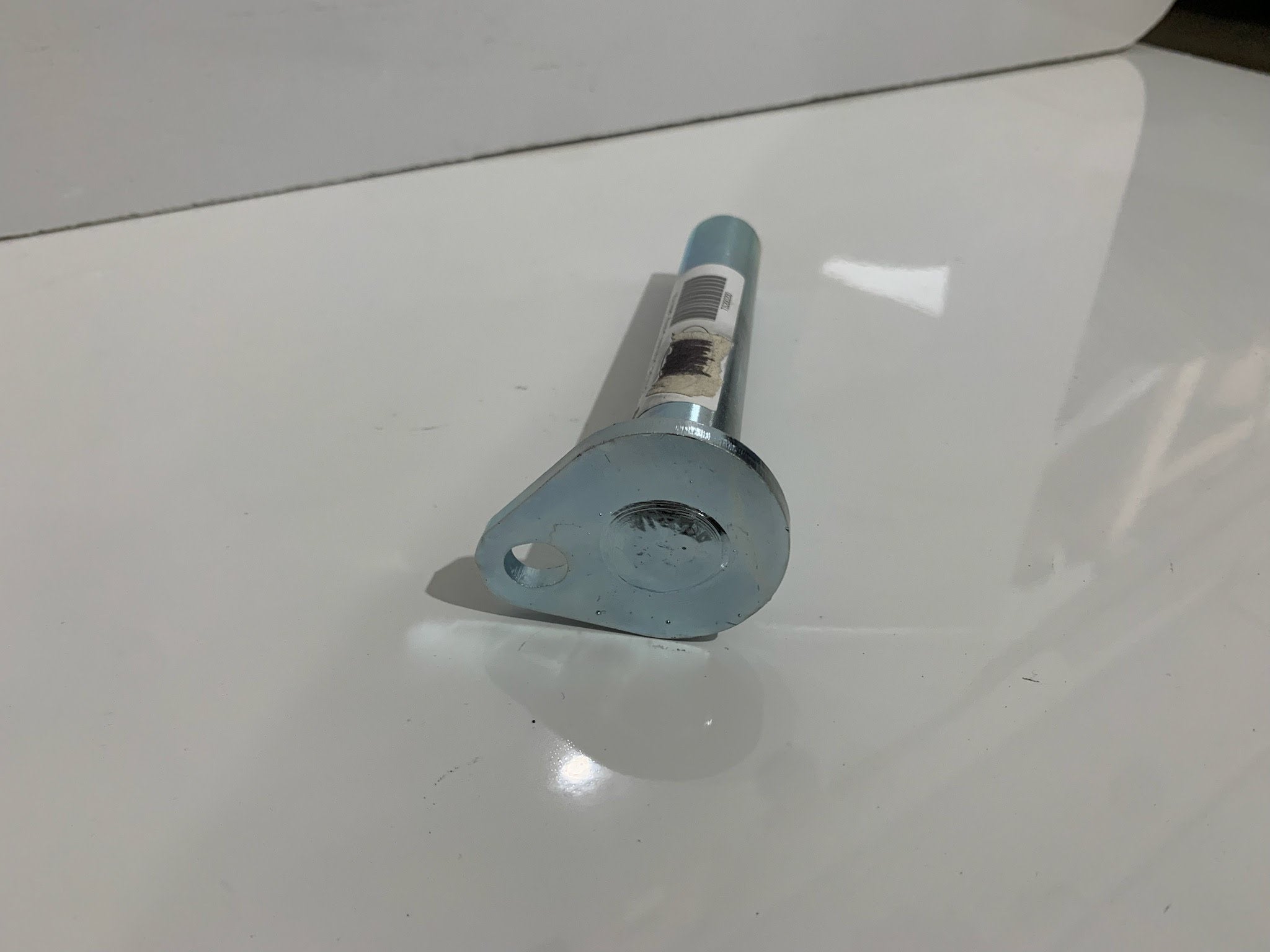 BWISE Ultimate Dump Gate Pin for trailers, durable metal body and frame component, compatible with BWISE and BRI-MAR trailers