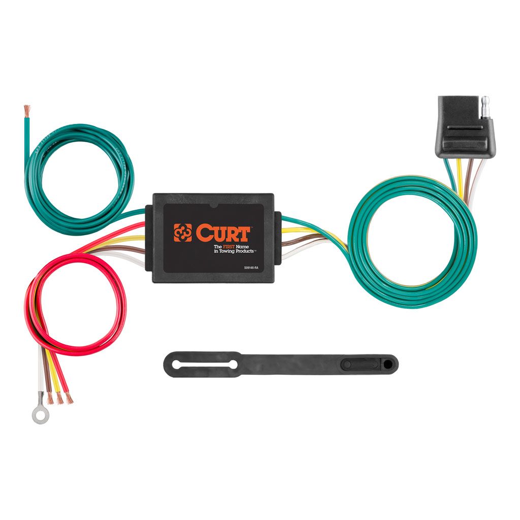 Curt Manufacturing non-powered 3-to-2-wire taillight converter for automotive electrical lighting systems.