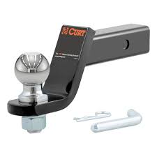 Curt 45042 2 5/16-inch ball mount with 4-inch drop hitch for towing, made by Curt Manufacturing, LLC.