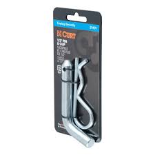Curt 21401 hitch pin and clip for 1/2 inch towing accessories, made by Curt Manufacturing for secure trailer connection.