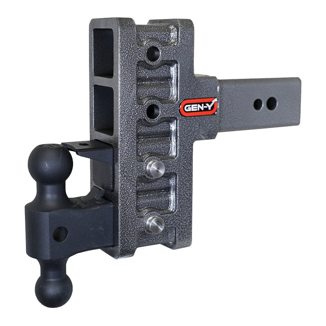 GEN-Y - GH-2024 - MEGA-DUTY 3 Shank 6 Offset Drop 3.5K TW 32K Hitch & GH-0161 Versa-Ball & GH-0162 Pintle Lock - Indiana Trailer Sales