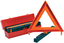 Emergency Reflector Kit; Set Of 3; 18-3/4 Inch Length x 5 Inch Width x 4-3/4 Inch Height; With High Density Plastic Storage Case - Indiana Trailer Sales