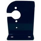 Steel tarp bracket for right-hand front mount, part of PJ Trailers MFG Inc. body and frame components, shown mounted on trailer.