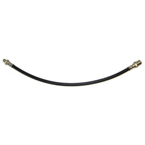 Flex Hose for Dex/Alko 10-12K Disc brakes by PJ Trailers MFG, Inc., showing a durable brake hose attached to trailer brake components.