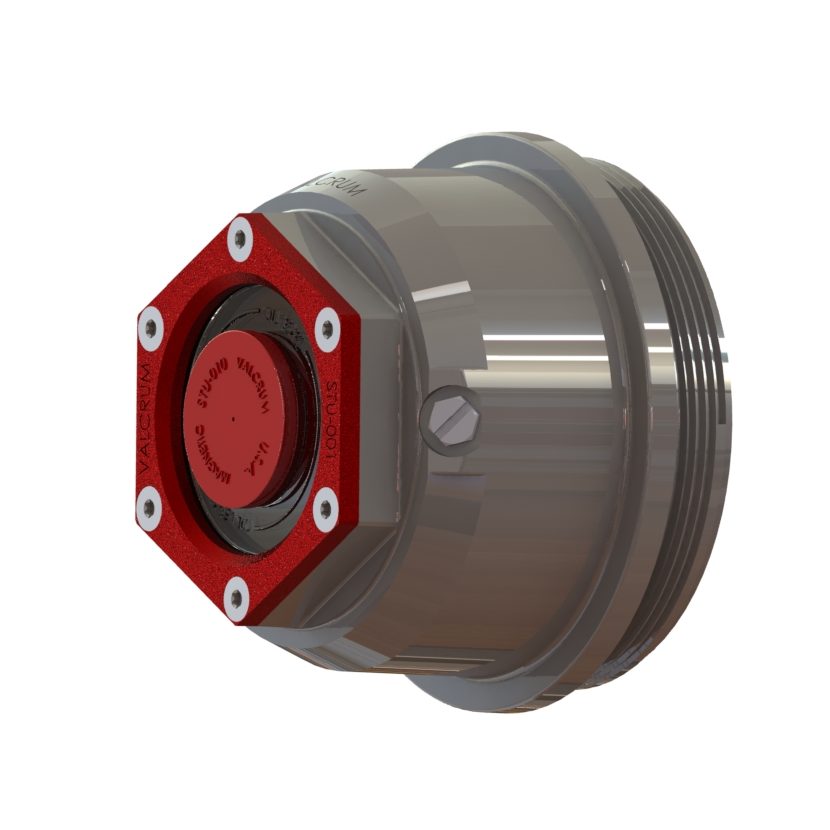 VALCRUM - ST-375 Universal Aluminum Hub Cap - Indiana Trailer Sales