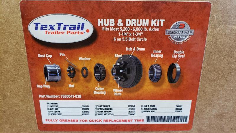 Tex Trail Dexter Kit H-D DX 5.2-6K axle components for heavy-duty trucks, featuring durable construction and essential repair parts.