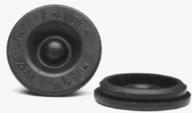 Tex Trail EZ Lube Grease Plug for axle components, black metal fitting with threaded design for easy lubrication.