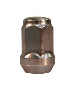 Tex Trail NUT CONE 60° 1/2-20 CRM acorn axle component for secure wheel assembly, shown in close-up image.