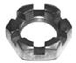 Tex Trail 1-14 inch 6-slot cast steel castle nut for axle spindles on 3.5K axles, durable axle component.
