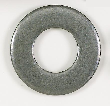 Plain washer spindle for washer axle, Tex Trail axle component, showing the metal washer on a neutral background