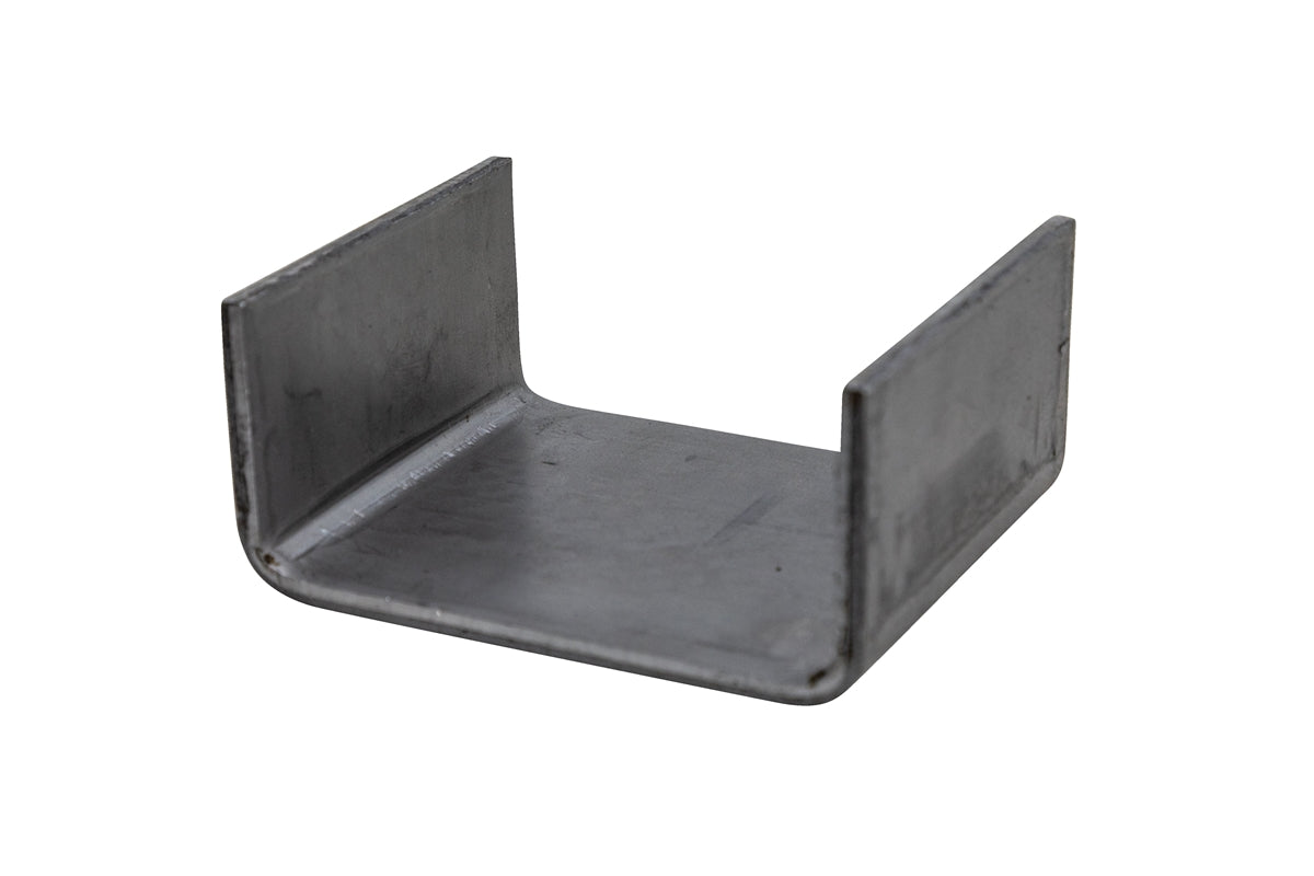 Tex Trail 1.5" x 3.5" x 3" weld-on stake pocket made of 7-gauge steel, designed for body and frame applications.