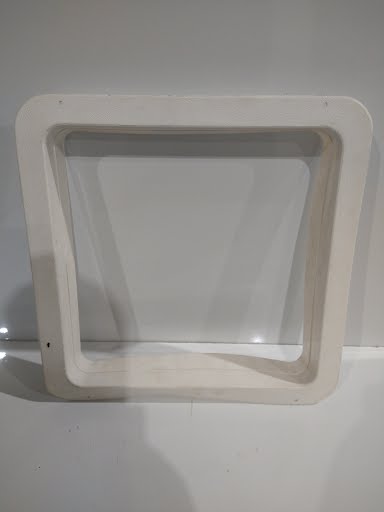 Tex Trail vent garnish roof trim, 1-7/8 x 3 inches, for body and frame applications, shown in a close-up image.